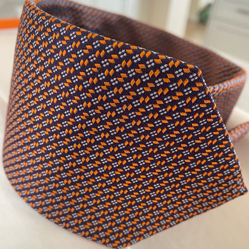 Authentic New Hermes Tie 659135T